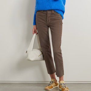 Re/Done 70's stovepipe, washed chocolate